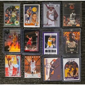 NBA Basketball Card Lot LeBron James Kobe Bryant Shaq TMac Reggie Kemp Rookie